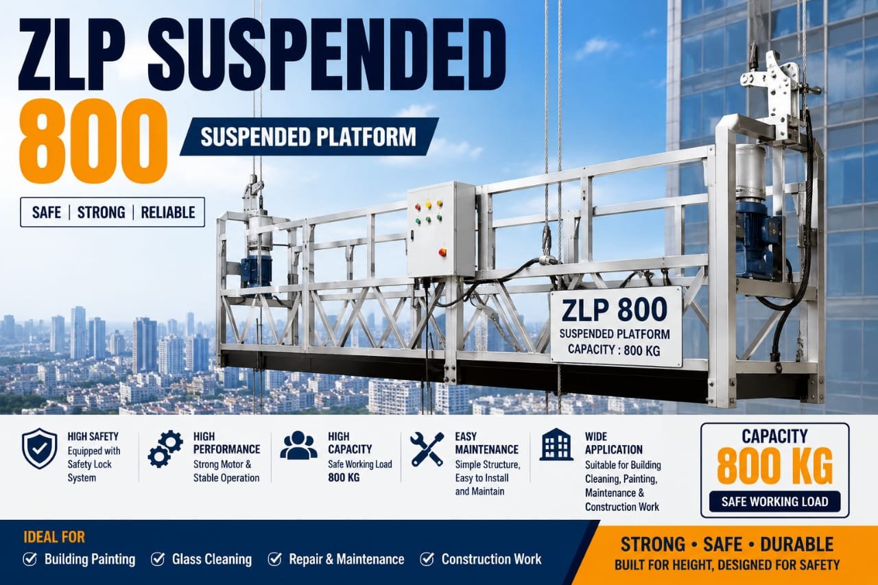 ZLP 800 suspended platform features